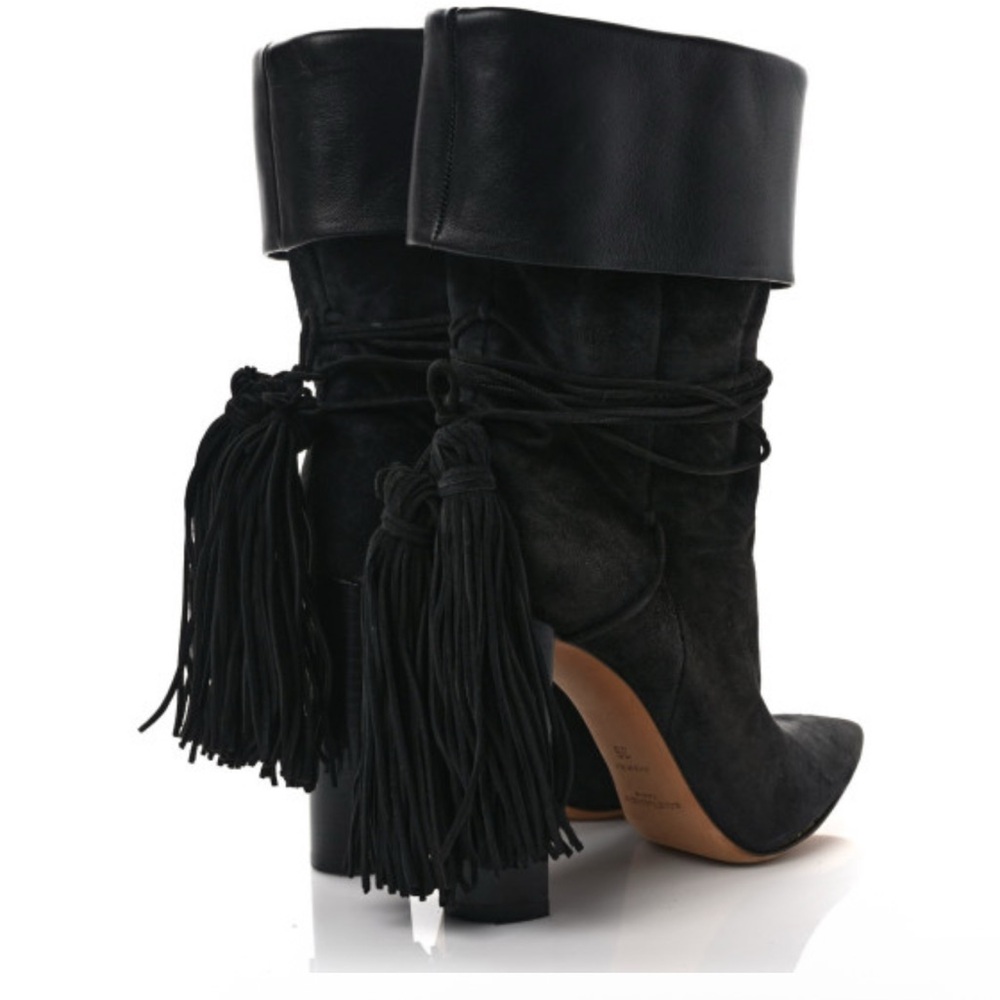 Saint Laurent Black Heeled Boots